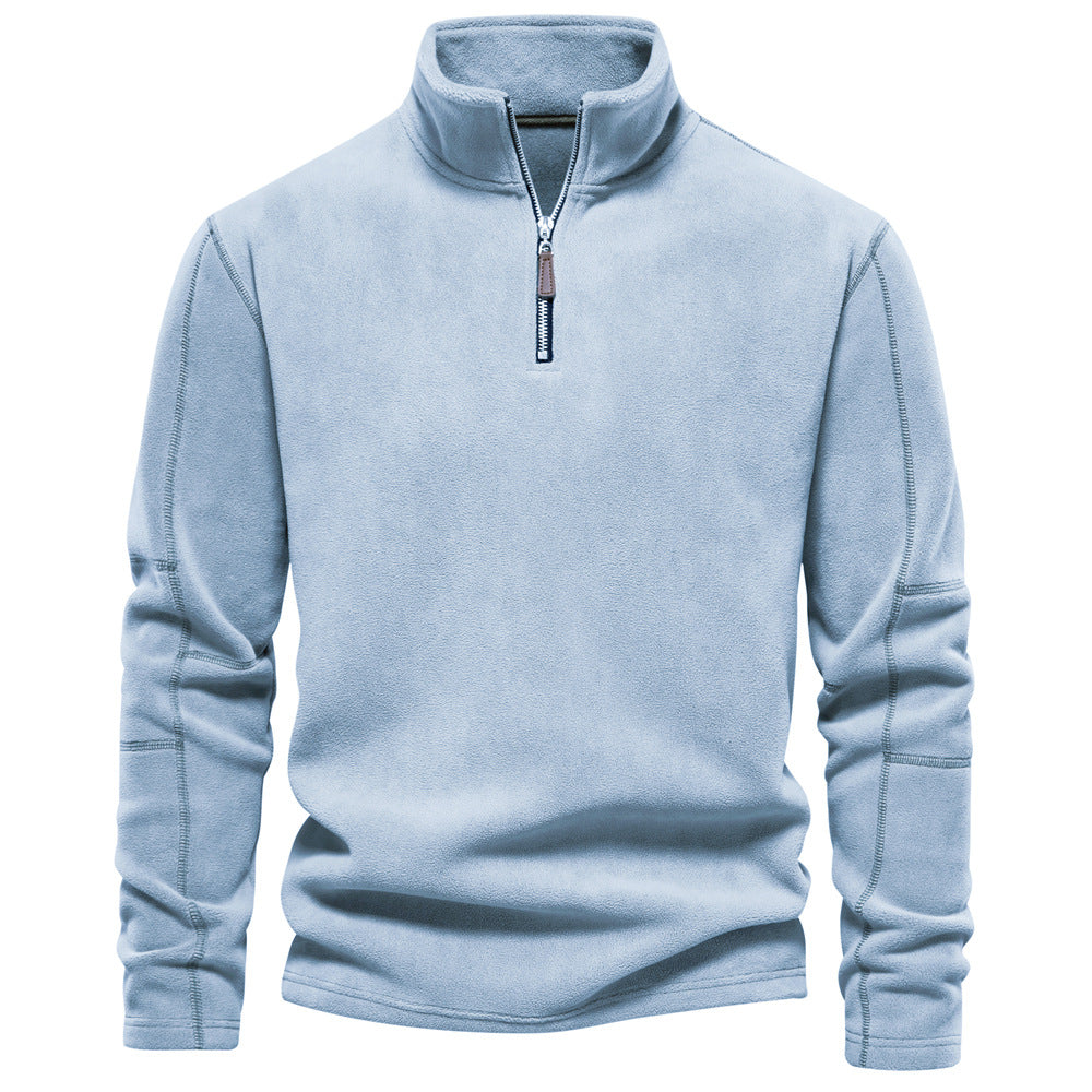Aron™ | Fleece tröja med kvarts dragkedja