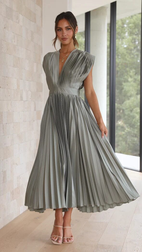Alva™ | Elegant Midiklänning