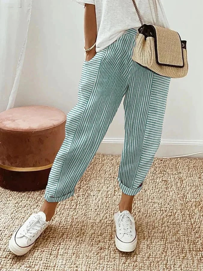 Ella™ | Lätt och Boho-chic Byxa för Alla Dagar