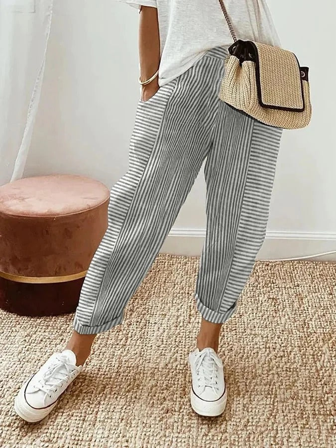 Ella™ | Lätt och Boho-chic Byxa för Alla Dagar