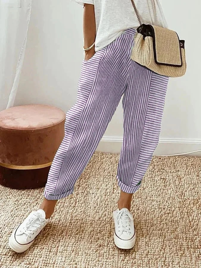 Ella™ | Lätt och Boho-chic Byxa för Alla Dagar