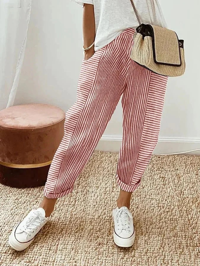 Ella™ | Lätt och Boho-chic Byxa för Alla Dagar