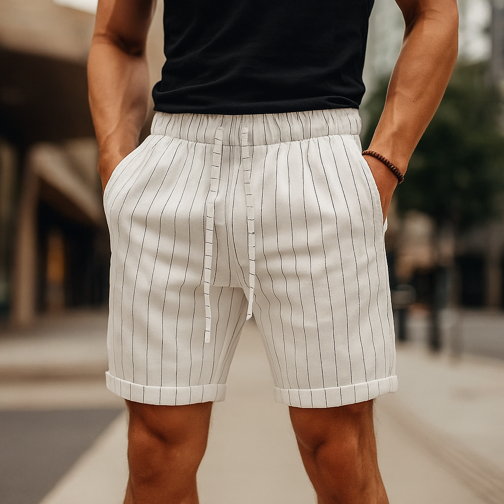 Alfie™ | Luftiga linneshorts med avslappnad elegans