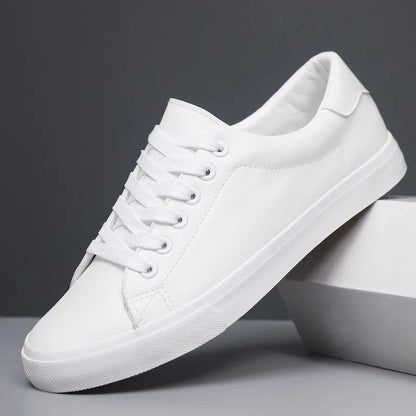 Elias™ | Stilrena sneakers i skinn med känsla av klass