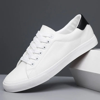 Elias™ | Stilrena sneakers i skinn med känsla av klass