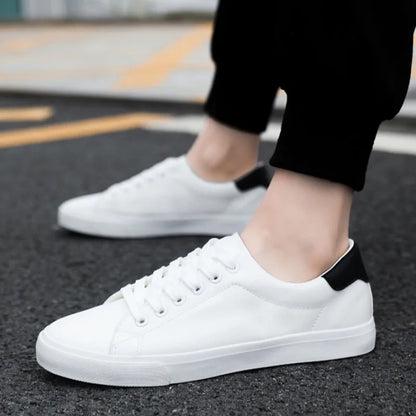 Elias™ | Stilrena sneakers i skinn med känsla av klass