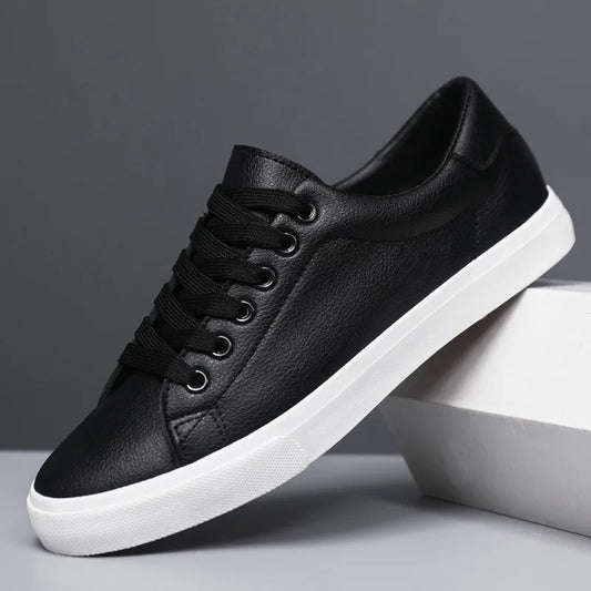 Elias™ | Stilrena sneakers i skinn med känsla av klass