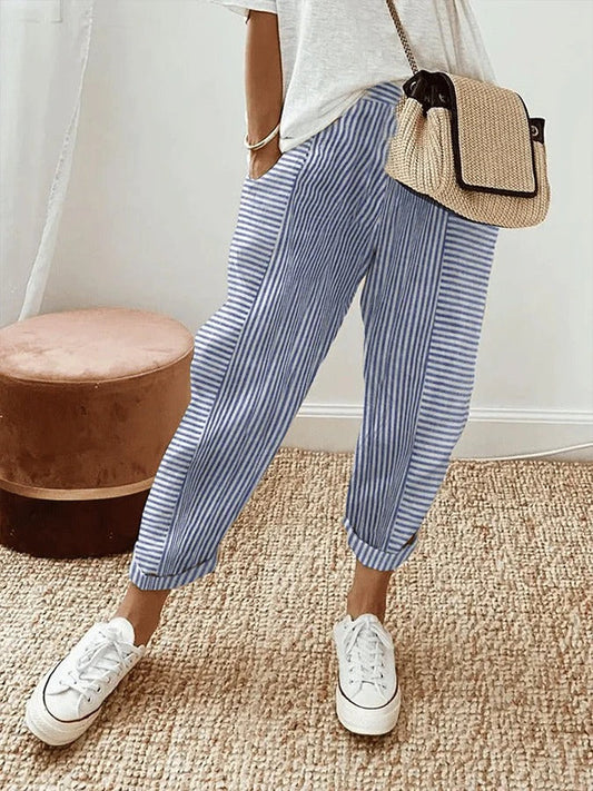 Ella™ | Lätt och Boho-chic Byxa för Alla Dagar