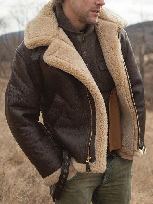 Gabriel™ | Premiumjacka i shearlingstil